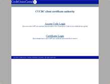 Tablet Screenshot of ca.cucbc.com